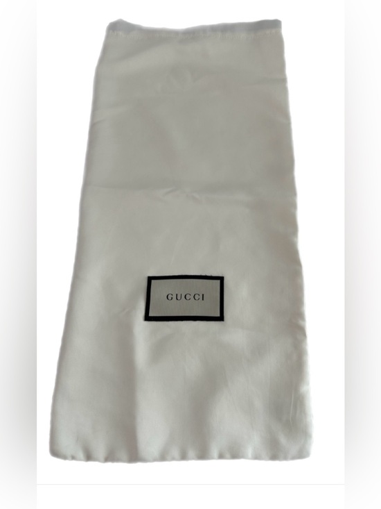 Gucci Handbags - Gucci White Dust/Storage Bag with Black Logo Patch (set of 2)-NWOT